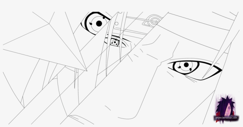 Drawing Sasuke Epic - Drawing, transparent png download