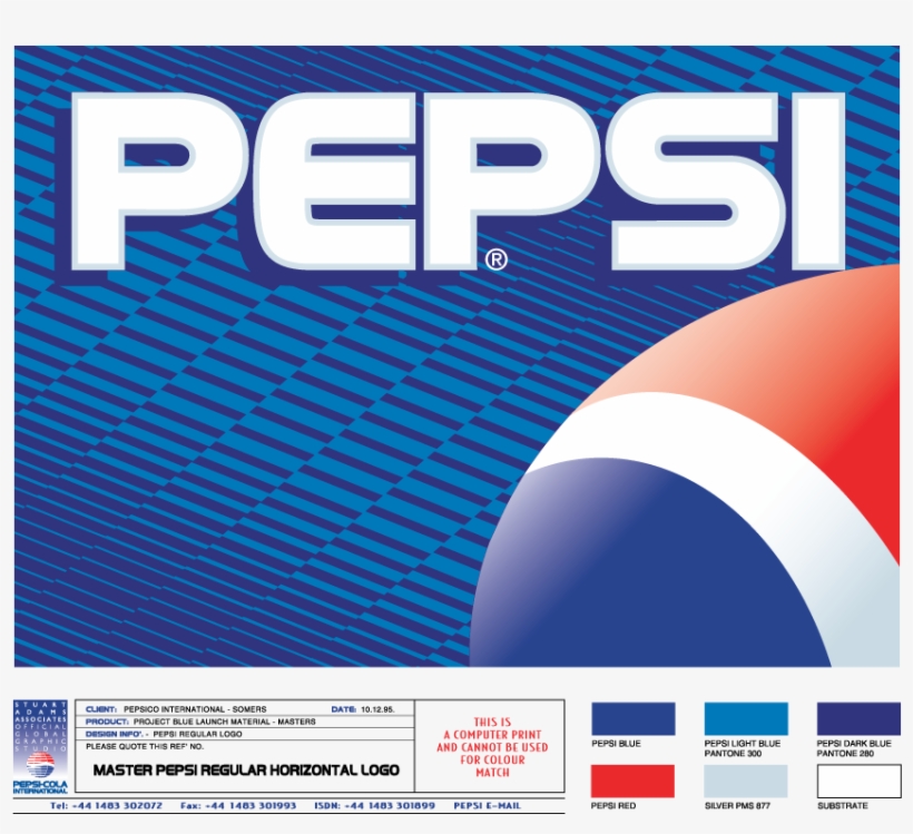 Free Vector Pepsi Master Logo 090414 Logopng - Pantone Peps, transparent png download