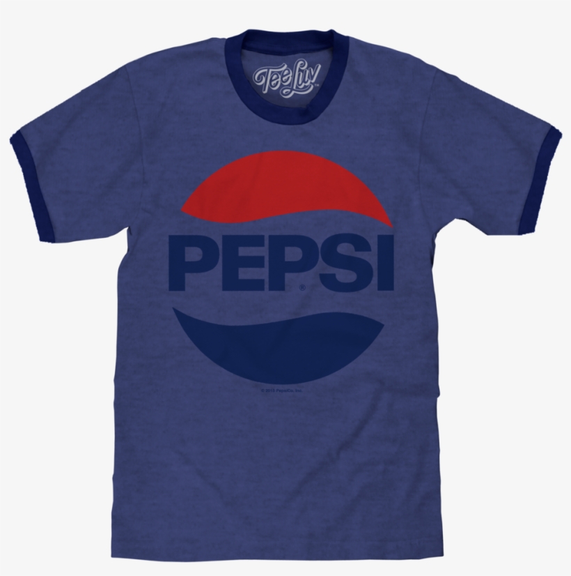 Pepsi Logo Ringer T-shirt - Miller Lite Helmet Logo | Soft Touch Tee-medium, transparent png download
