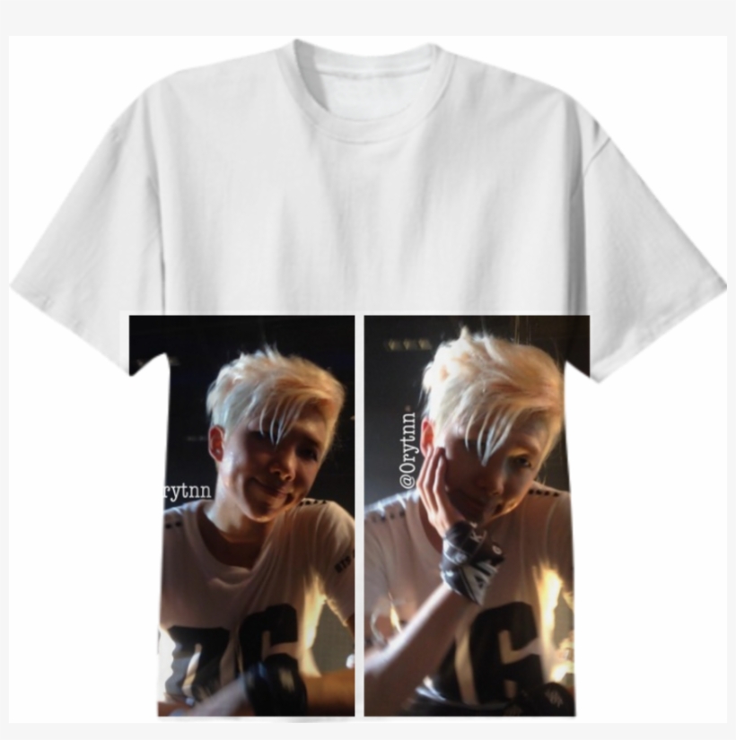 Shop Namjoon Looking At You Passive Aggressively Cotton - White T Shirt, transparent png download