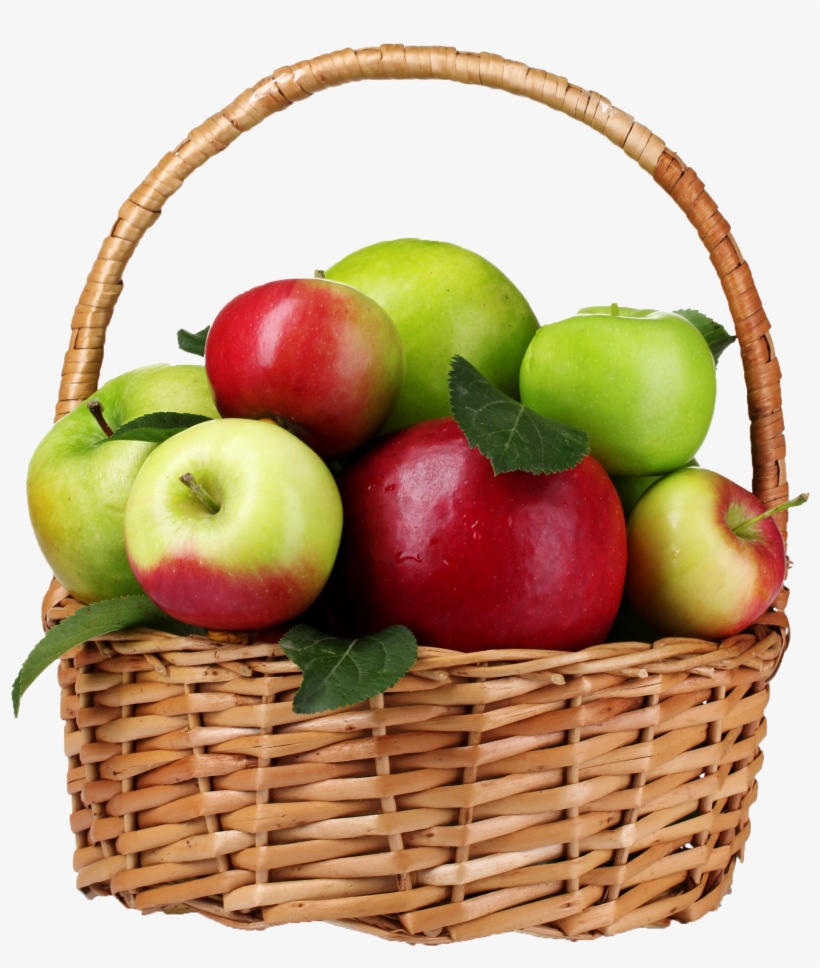 Basket Of Apple Png - عکس میوه در سبد, transparent png download