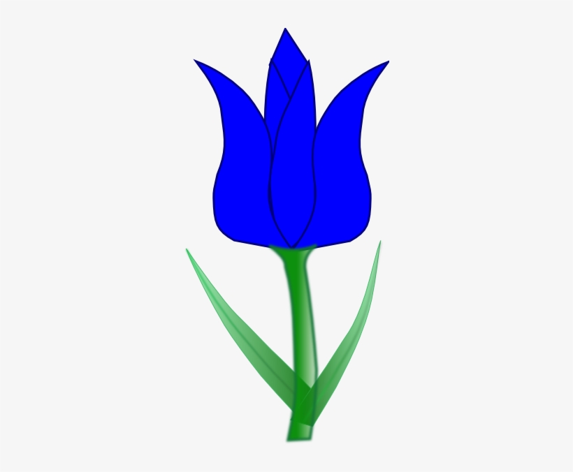 Clip Art At Clker Com Vector Online - Tulip Flower Clip Art, transparent png download
