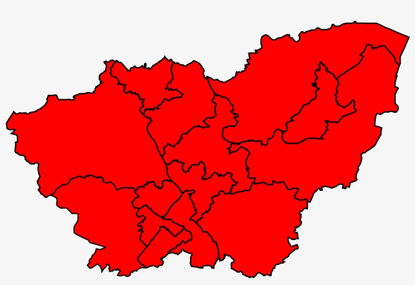 Map Of South Yorkshire, transparent png download