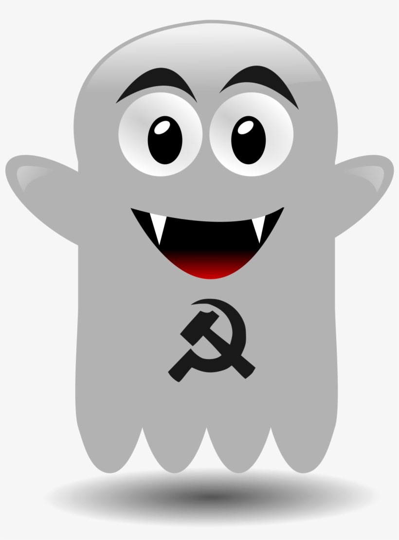 Big Image - Ghost Flashcard, transparent png download