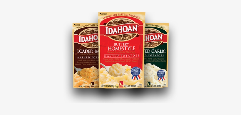 We've Spent 60 Years Growing Real Idaho® Potatoes To - Idahoan Original Mashed Potatoes 2 Oz, transparent png download