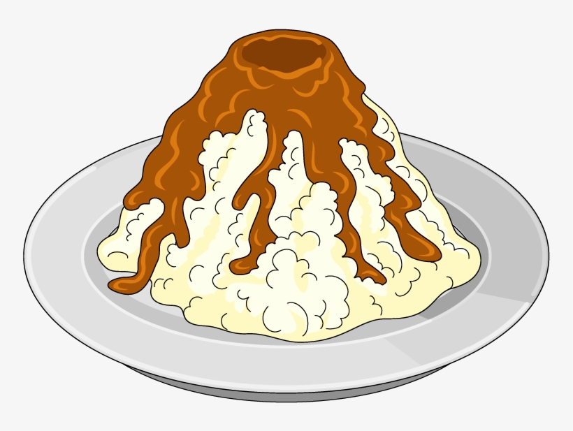 Decoration Mashedpotatovolcano Mashed Potatoes Emoji Transparent