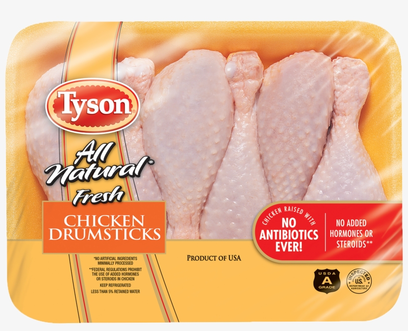 Tyson® All Natural Fresh Chicken Drumsticks, - Walmart Chicken Legs, transparent png download
