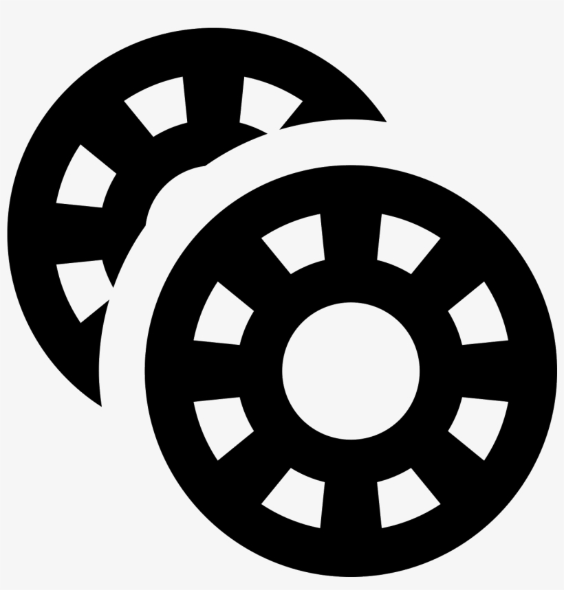 Roulette Chips Icon - Tie Fighter Silhouette White, transparent png download