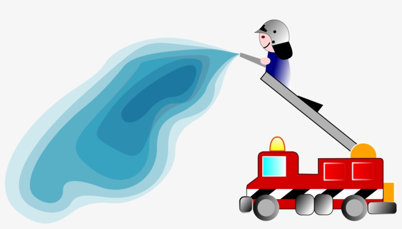 How To Set Use Firetruck And Fireman Svg Vector, transparent png download