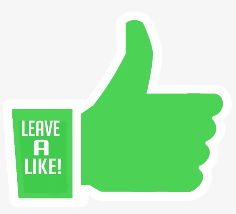 Leave A Like Png - Leave A Like, transparent png download