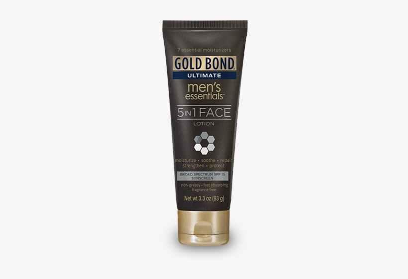 Men's 5 In 1 Face Lotion - Gold Bond Men's 5 In 1 Face Lotion, transparent png download