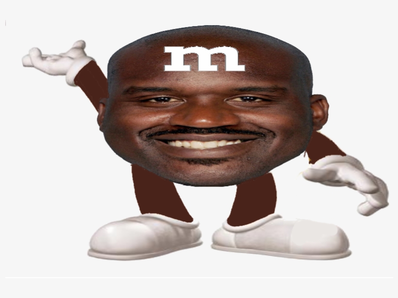 Clip Art Free Download M N By Waxico On Deviantart - Shaq M&m, transparent png download