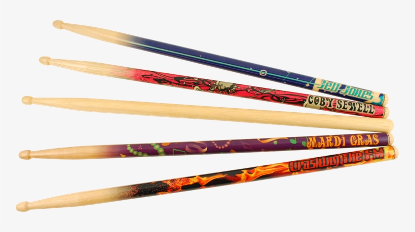 Custom Stix™-personalized Drumsticks With Attitude - Drawing, transparent png download