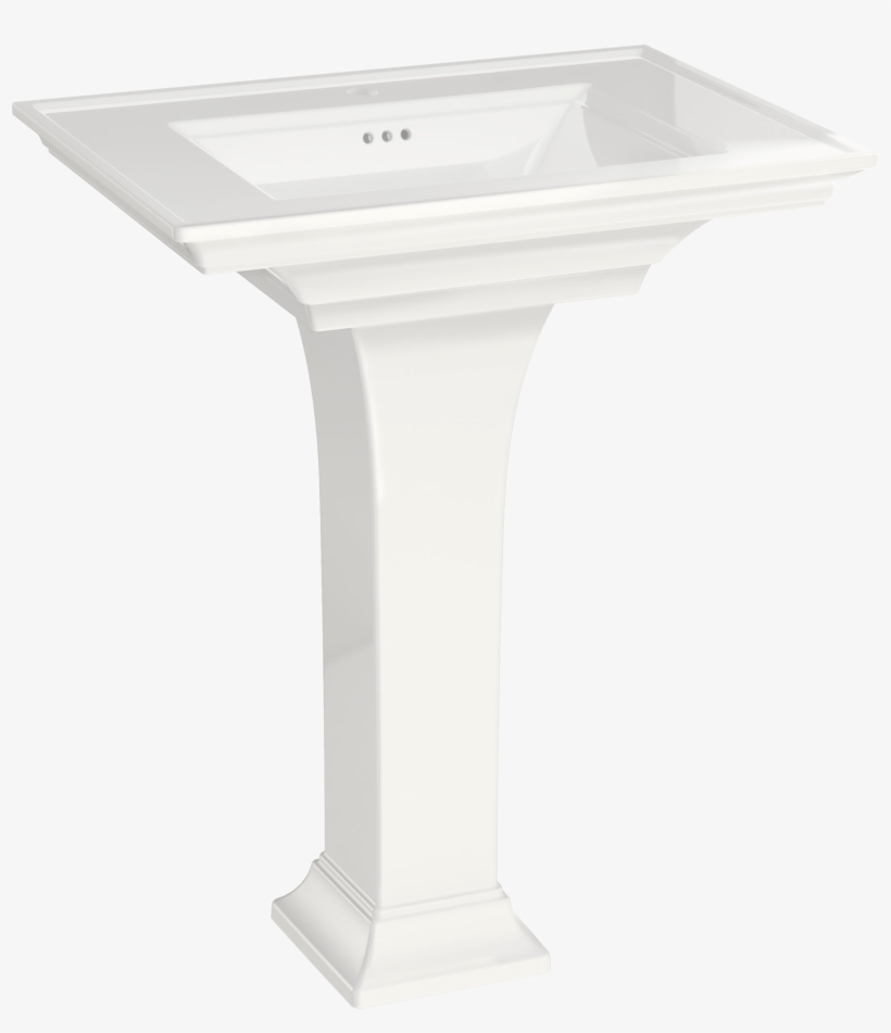 Town Square S Pedestal Sink - Pedestal Sinks With One Single Faucet Hole, transparent png download