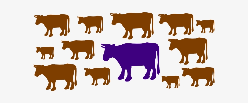 Cow Silhouette, transparent png download