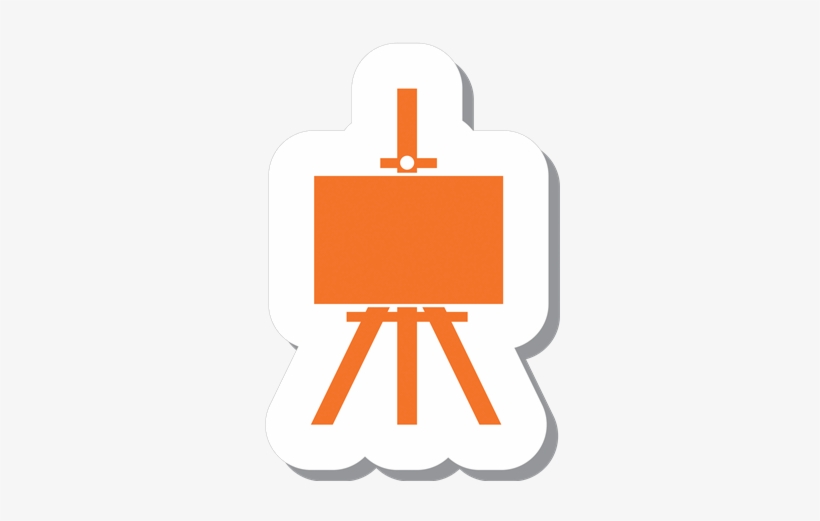 Art Easel Icon, transparent png download