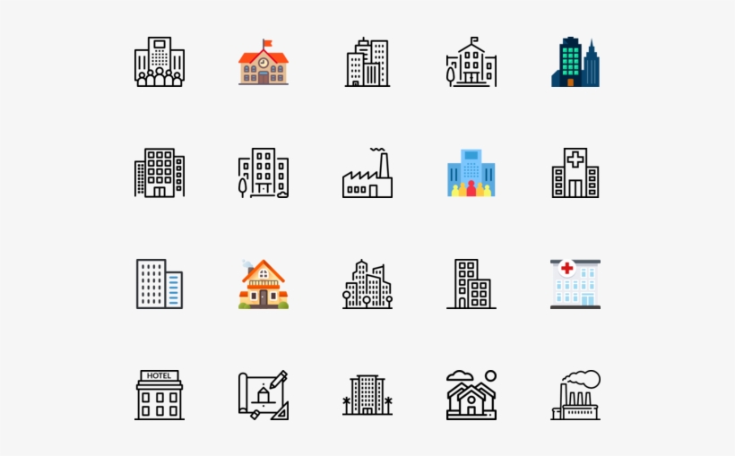 Architecture And City - Vector Graphics, transparent png download
