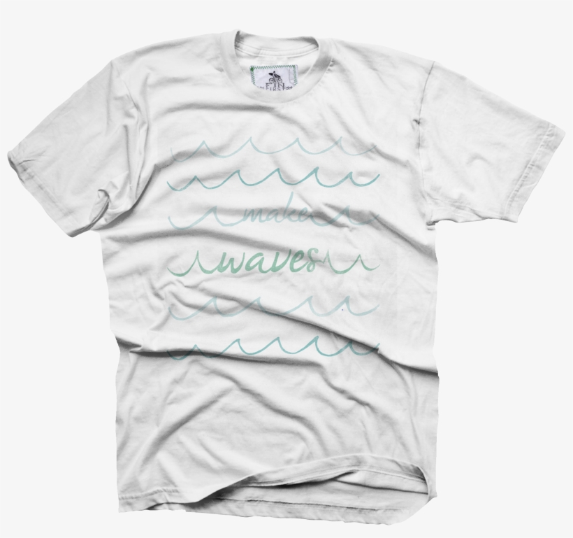 Make Waves - Youth - Slogan T Shirts Funny, transparent png download