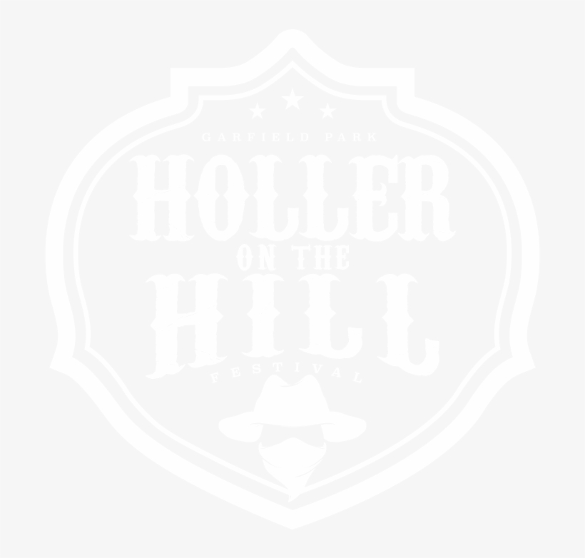 Badge Logo White - Holler On The Hill, transparent png download