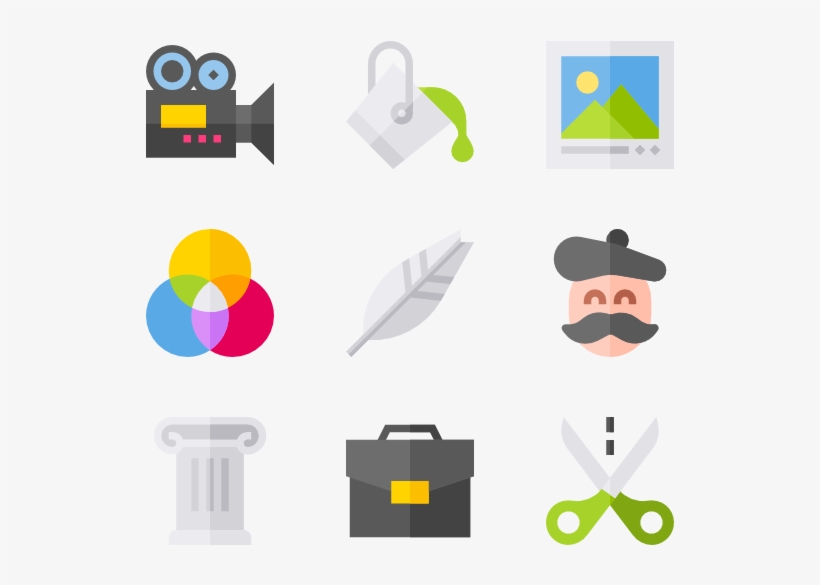 Vector Freeuse Gallery Icon Packs - Drawing, transparent png download