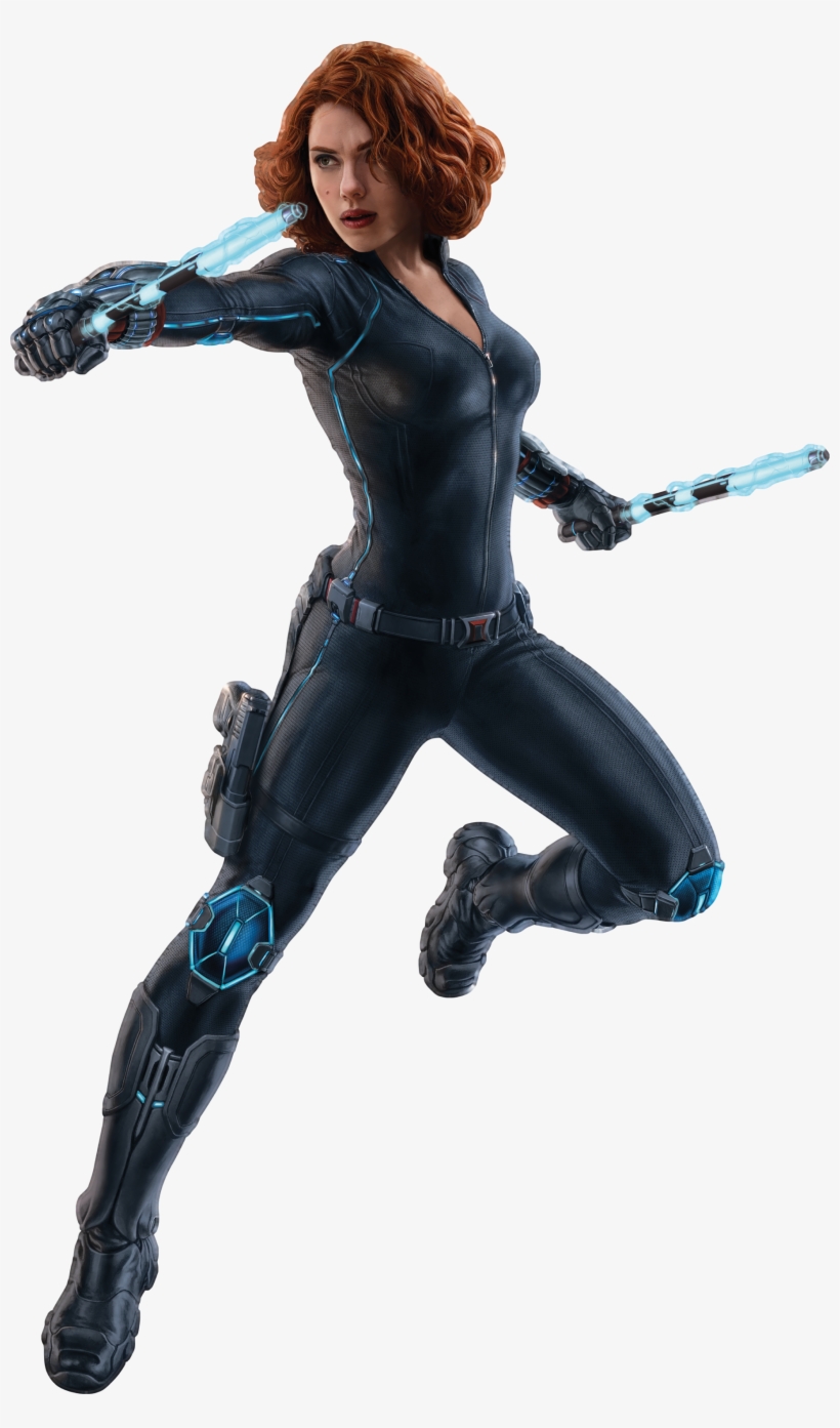 Black Widow Aou Render - Black Widow Outfit Age Of Ultron, transparent png download