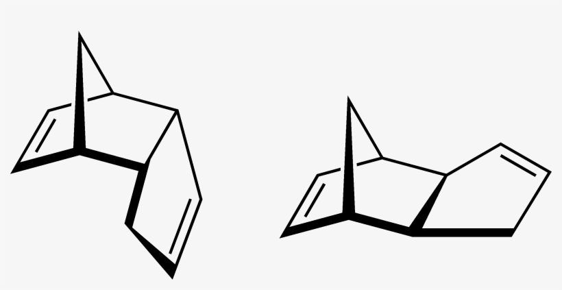 Di-cyclopentadien Endo & Exo - Diels Alder Rea Endo Exo, transparent png download