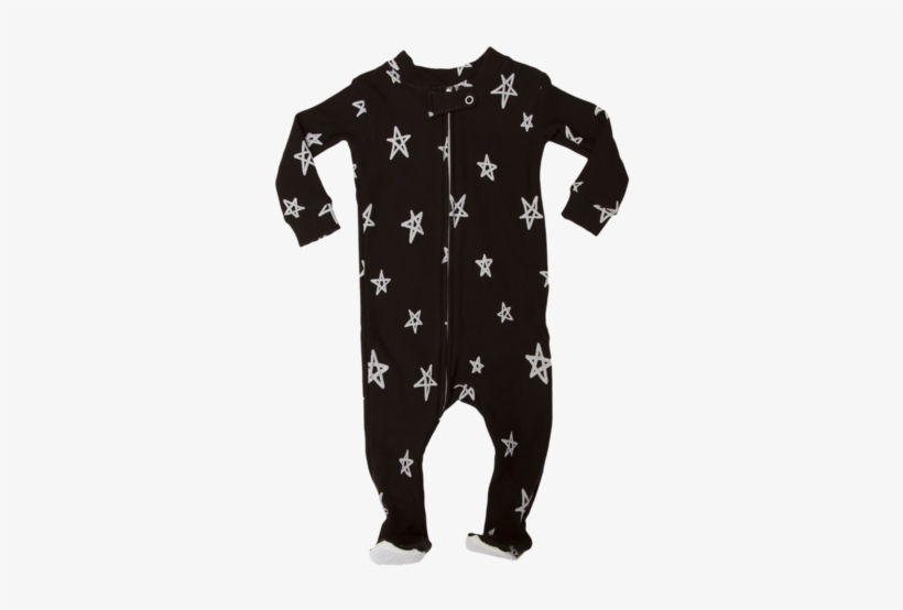 Softsie Footie Blackstar 021818 Grande - Infant, transparent png download