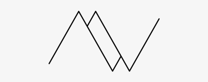 Mountain Outline - Triangle, transparent png download