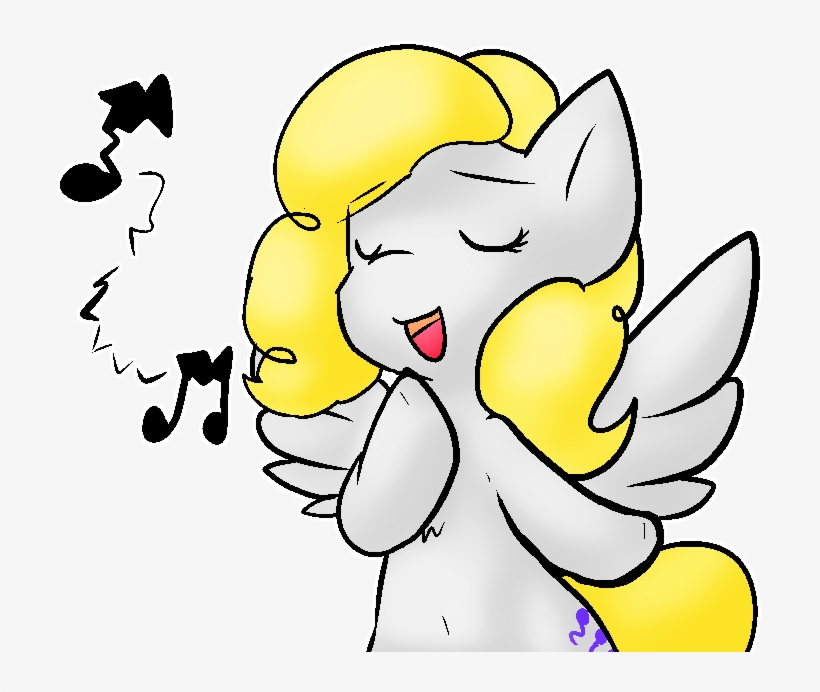 Zutcha, Music Notes, Pegasus, Pony, Safe, Simple Background, - Cartoon, transparent png download