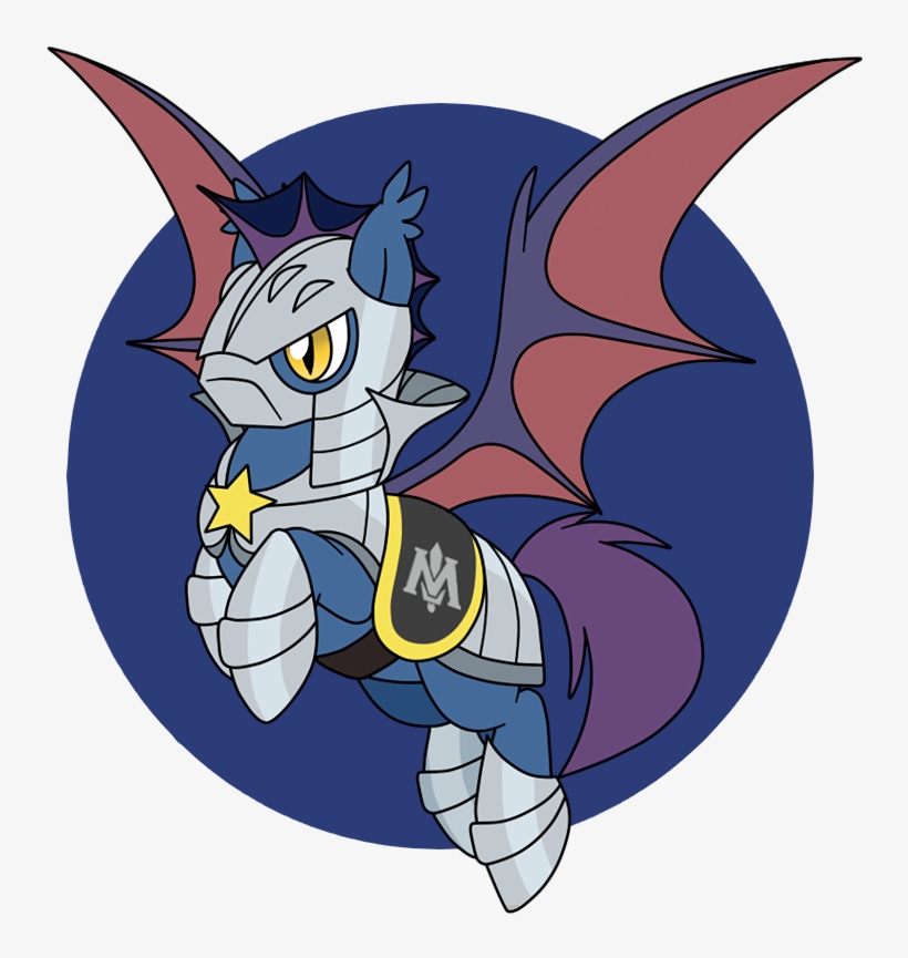 Perfectpinkwater, Bat Pony, Guard, Meta Knight, Ponified, - Cartoon, transparent png download