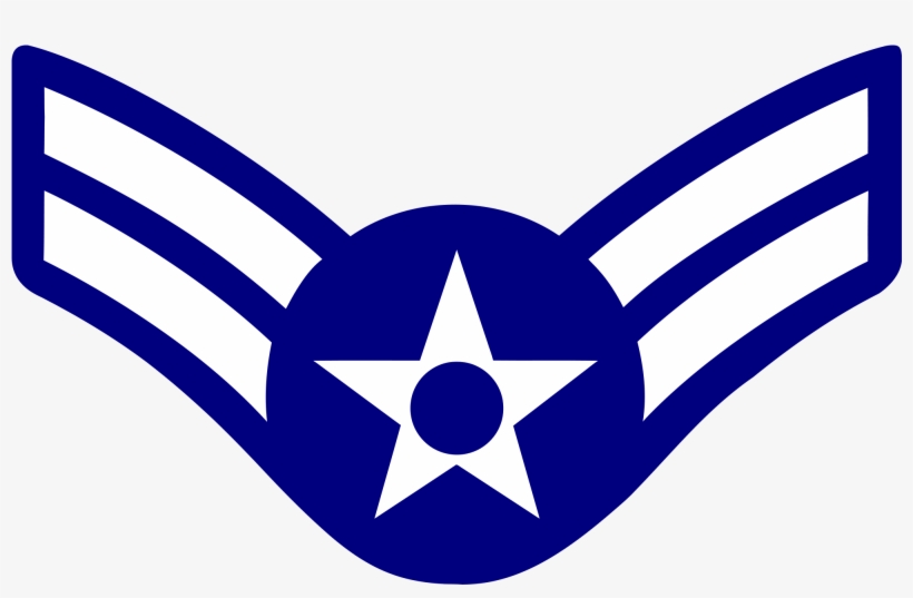 19 Us Air Force Vector Free Stock Huge Freebie Download - Air Force A1c Rank, transparent png download