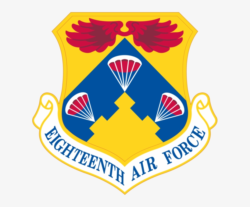 18th Air Force, Us Air Force - 18 Air Force Emblem, transparent png download