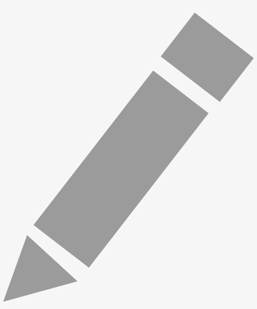 This Free Icons Png Design Of Simple Grey Small Pencil, transparent png download