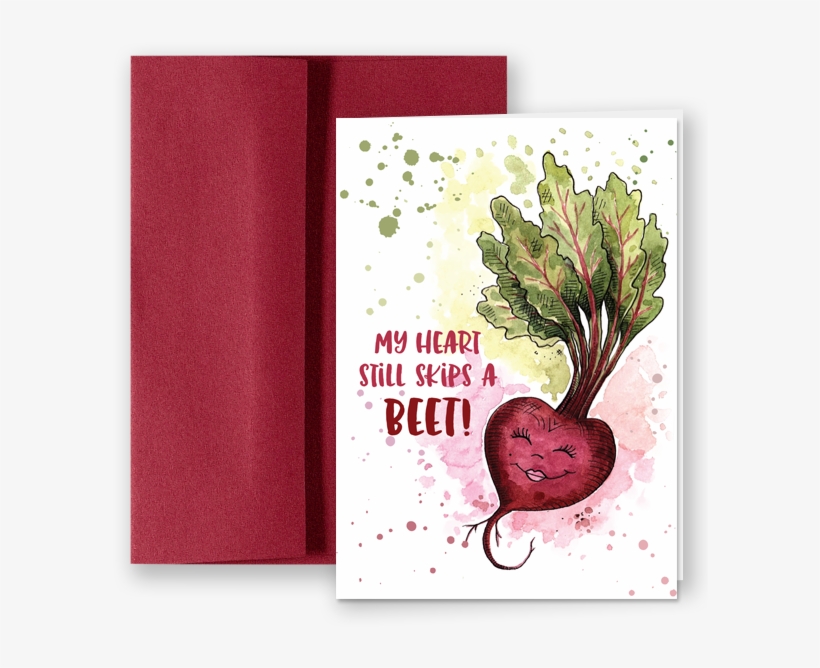 Beet Pun Watercolor - Watercolor Painting, transparent png download