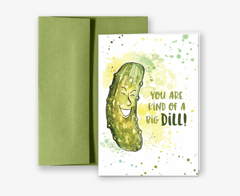 Dill Pun Watercolor - Watercolor Painting, transparent png download
