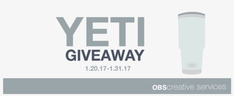 Obs Yeti Giveaway Facebook Header@144x-8 - Ocqueteau, transparent png download