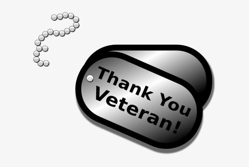 Thank You Veteran Dog Tags, transparent png download