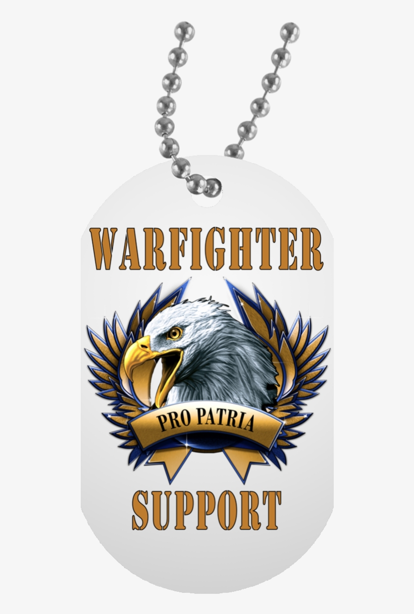 White / One Size Warfighter Support Eagle Dog Tag - Boyfriend Cute Anniversary Gifts, transparent png download