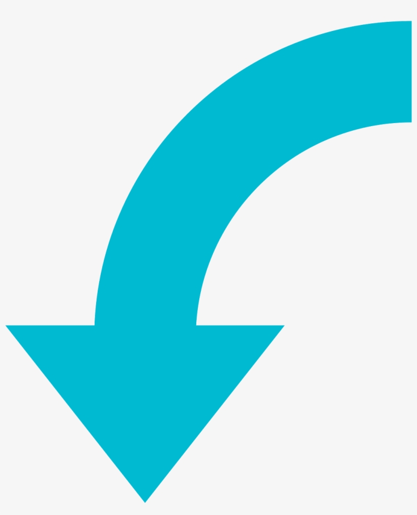 This Icon Looks Like A Large Arrow, Pointing Downward - Icon, transparent png download