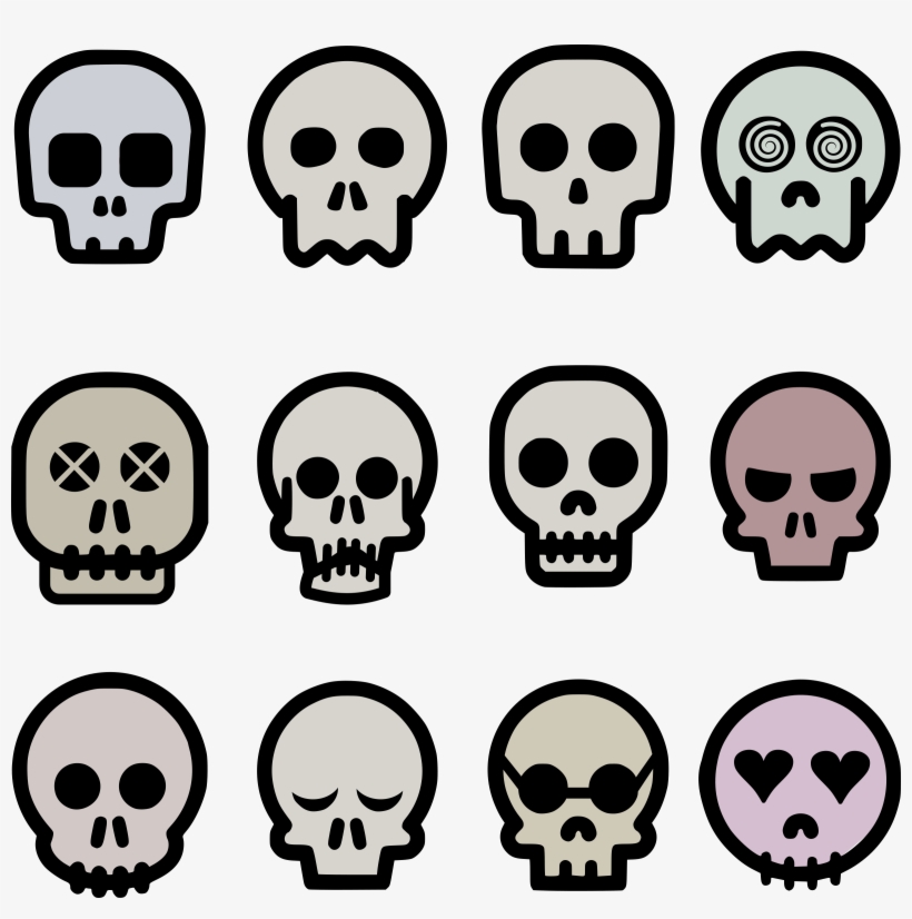 Big Image - Emoji Skull, transparent png download