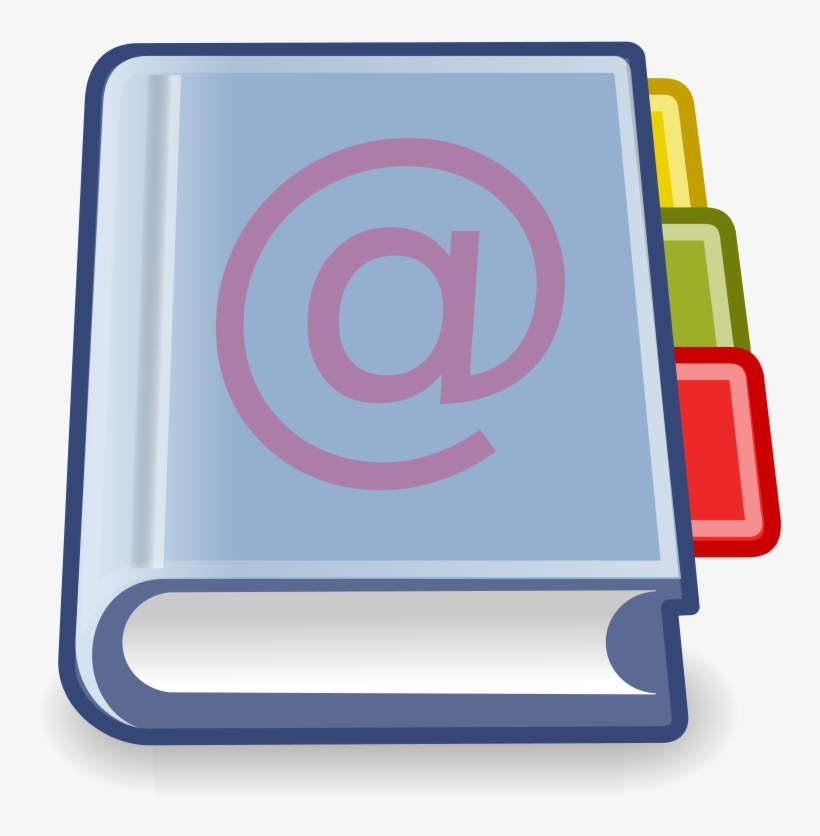 Tango X Office Address Book Free Vector - Address Book, transparent png download