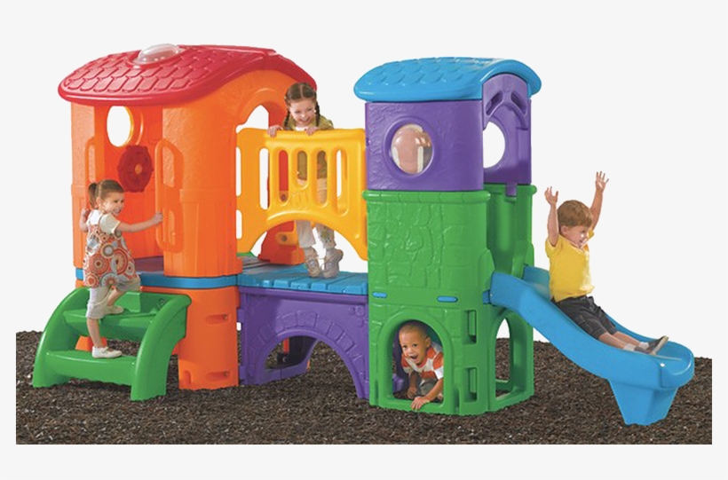 Clubhouse Multicolor - Clubhouse Climber With Slides, transparent png download
