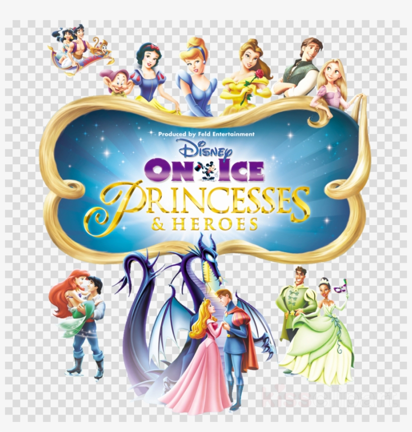 Disney On Ice 12 Clipart Princess Aurora Ariel Walt Disney On Ice Poster Transparent Png 900x900 Free Download On Nicepng