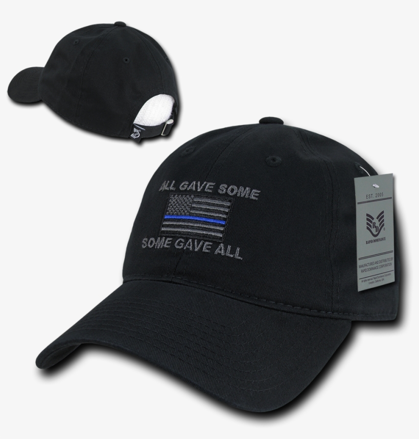 1 Of 3free Shipping Blue Lives Matter Police Officer - Rapid Dominance A03 - Polo Style Usa Caps, Men's, All, transparent png download