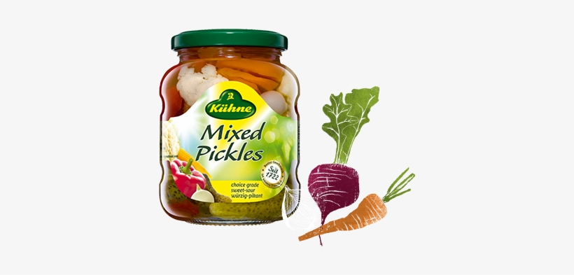 Mixed Pickles Aromatically Piquant - キューネ ミックスピクルス ( 370ml ), transparent png download