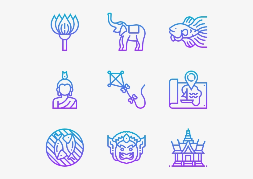 Thailand Symbols, transparent png download