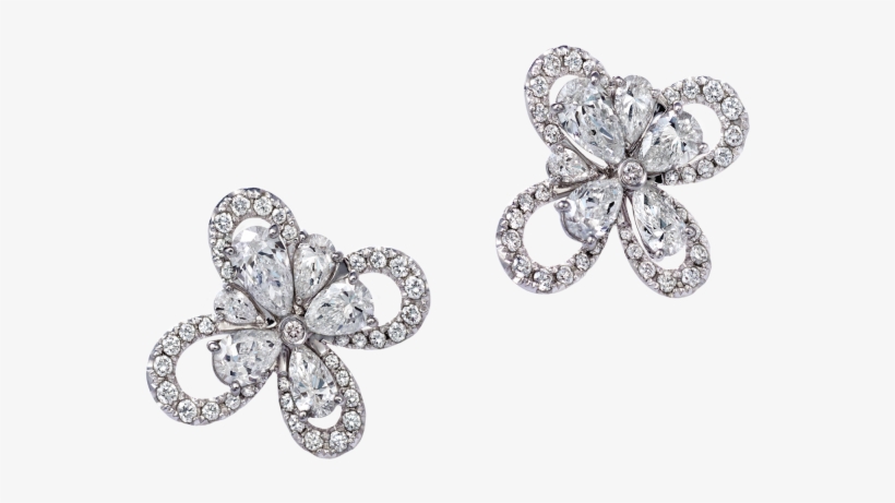 Diamond Earrings - Larry Jewelry, transparent png download