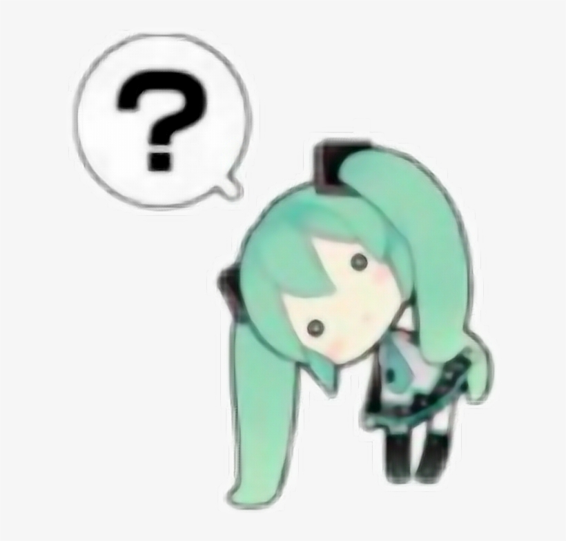 Hatsune Miku Line Sticker, transparent png download