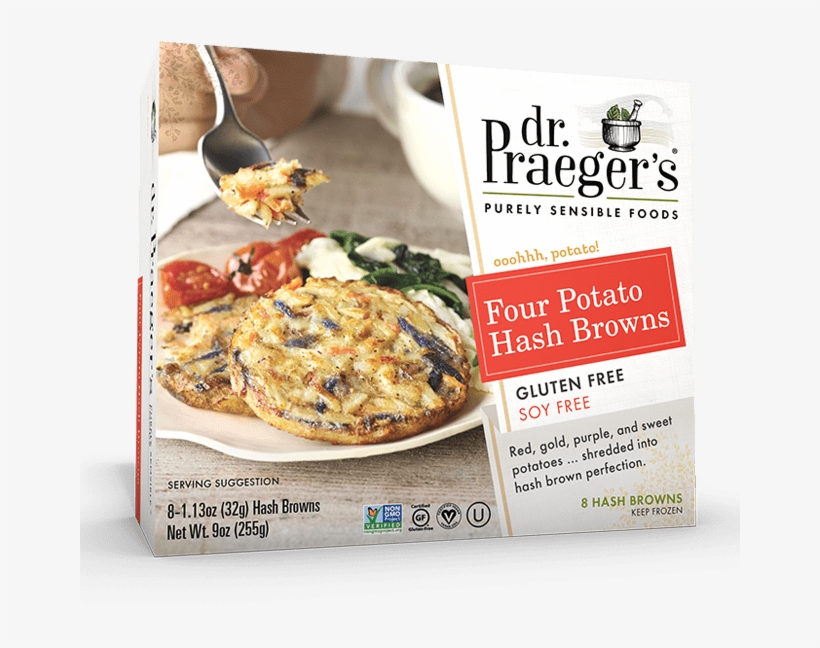 Praeger's Four Potato Hash Browns - Dr Praeger's Four Potato Hash Browns, transparent png download
