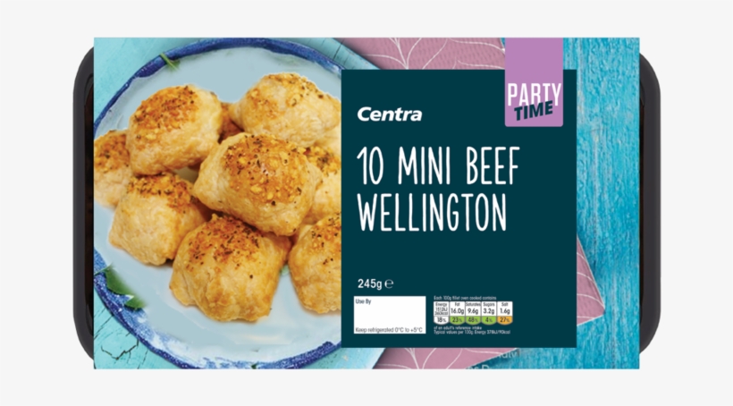 Ct Frozen Party Food 10 Mini Beef Wellington - Bread, transparent png download